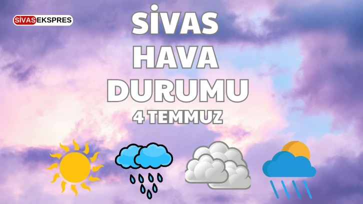 Sivas'ta Bugün Hava Nasıl Olacak? 04.07.2024