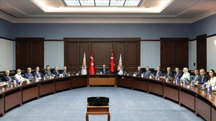 AK Parti MYK Erdoğan'ın Başkanlığında  Toplandı