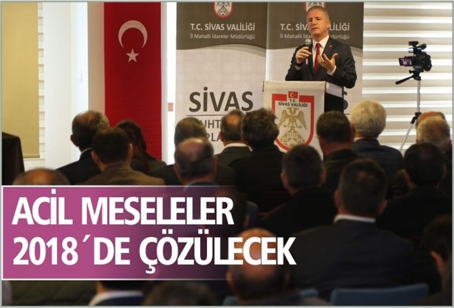 ACİL MESELELER 2018´DE ÇÖZÜLECEK