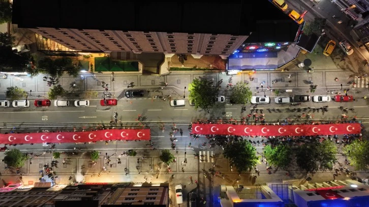 Sivas’ta Milli Birlik ve Beraberlik Yürüyüşü