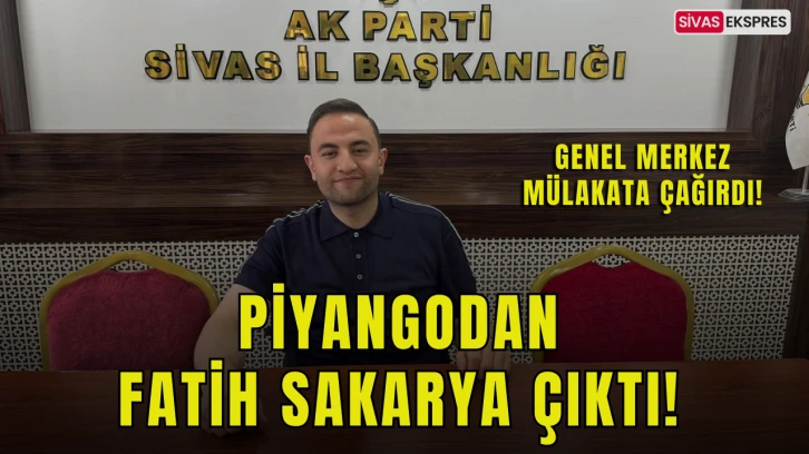 Piyangodan Fatih Sakarya Çıktı!