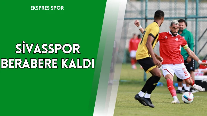 Sivasspor Berabere Kaldı