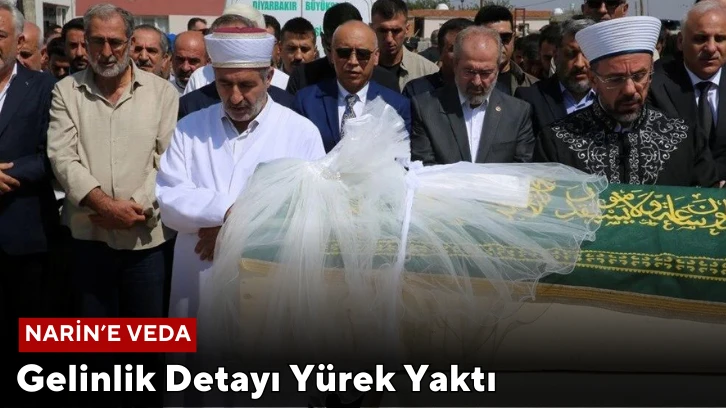 Narin Son Yolculuğuna Uğurlandı, Gelinlik Detayı Yürek Yaktı