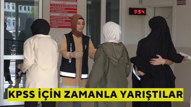 KPSS İçin Zamanla Yarıştılar