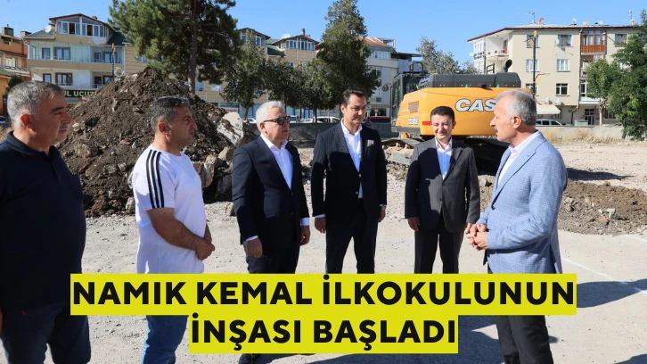 Namık Kemal İlkokulunun İnşası Başladı