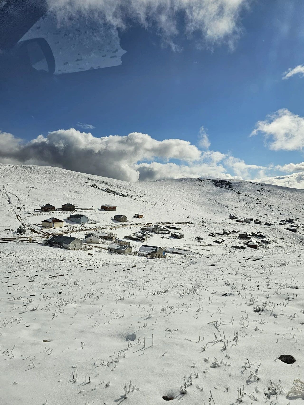 Sivas'ta Kartpostallık Kar Manzaraları