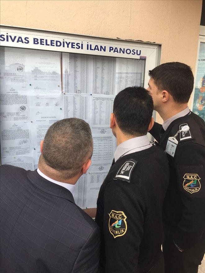 BELEDİYE´NİN  TAŞERON LİSTESİ  ASKIYA ÇIKTI