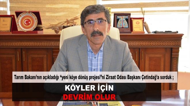 KÖYLER İÇİN  DEVRİM OLUR