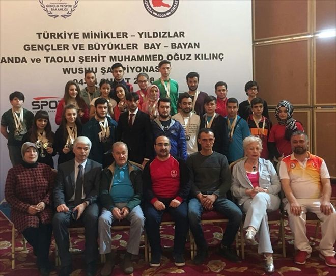 WUSHU TÜRKİYE ŞAMPİYONASINA SİVAS DAMGASI