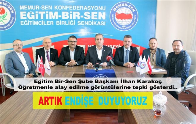ARTIK ENDİŞE  DUYUYORUZ