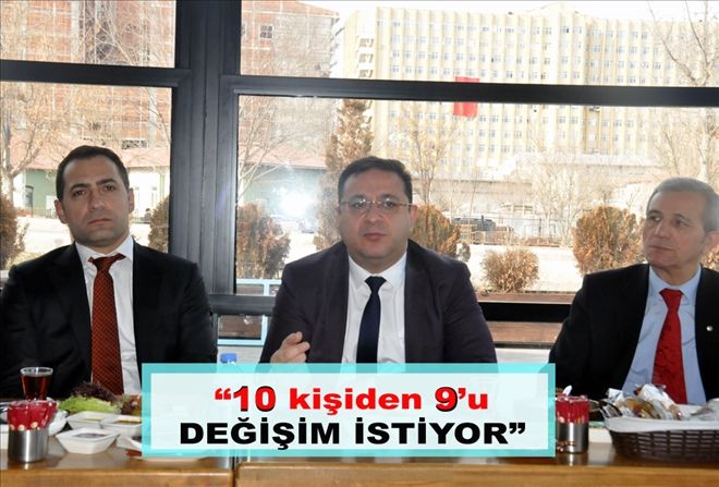 ?10 kişiden 9´u DEĞİŞİM İSTİYOR?