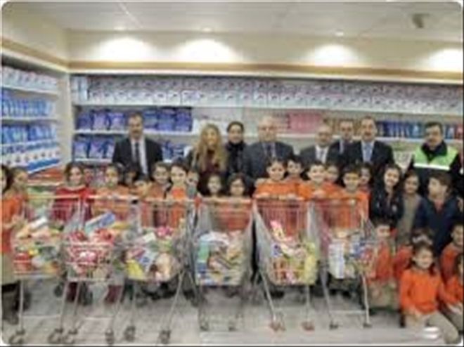 ÖĞRENCİLERDEN GIDA BANKASI´na ZİYARET