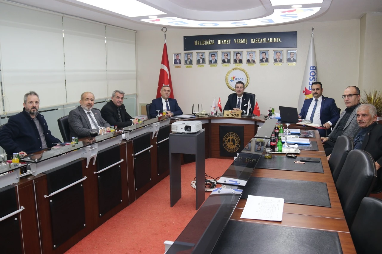 Sivas'ta Esnaf Teşkilatı Toplandı