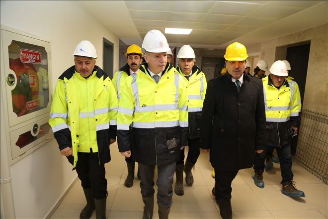 10 BİNLİK YURTTAKİ ÖRNEK ODALARI İNCELEDİ