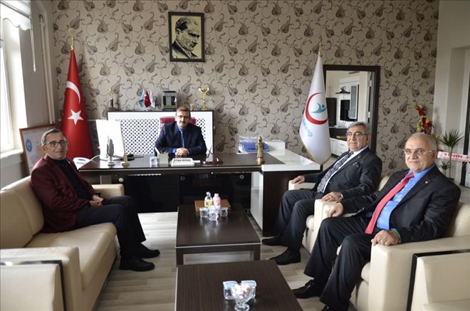 BORSA YÖNETİMİNDEN  SAĞLIK MÜDÜRÜ  MOĞULKOÇ´A ZİYARET