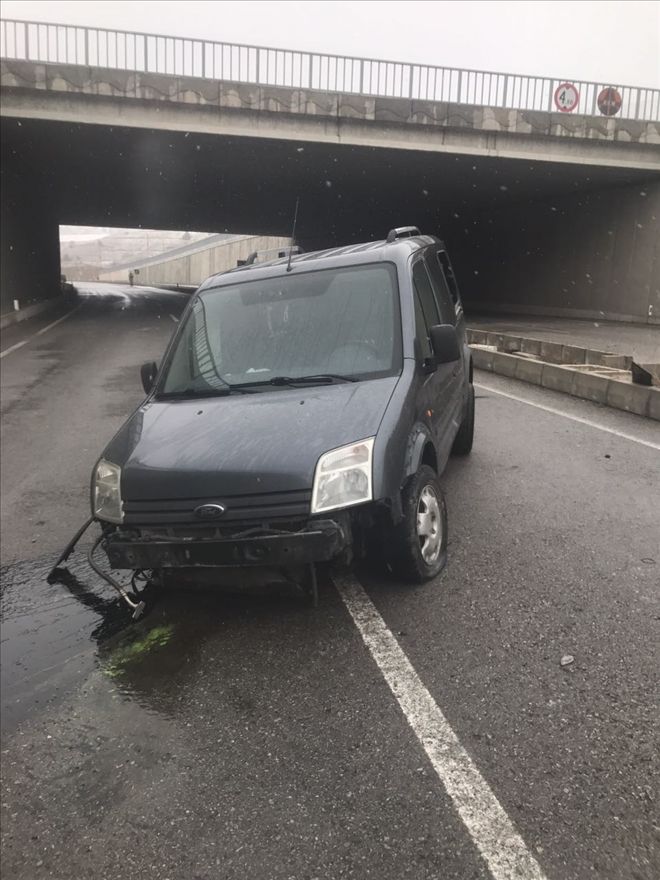 SUŞEHRİ´NDE TRAFİK KAZASI : 1 YARALI