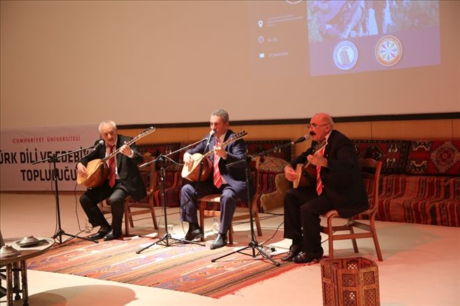 TDE Topluluğu´ndan  ?Sazlarıyla-sözleriyle  Sivas Aşıkları´ programı