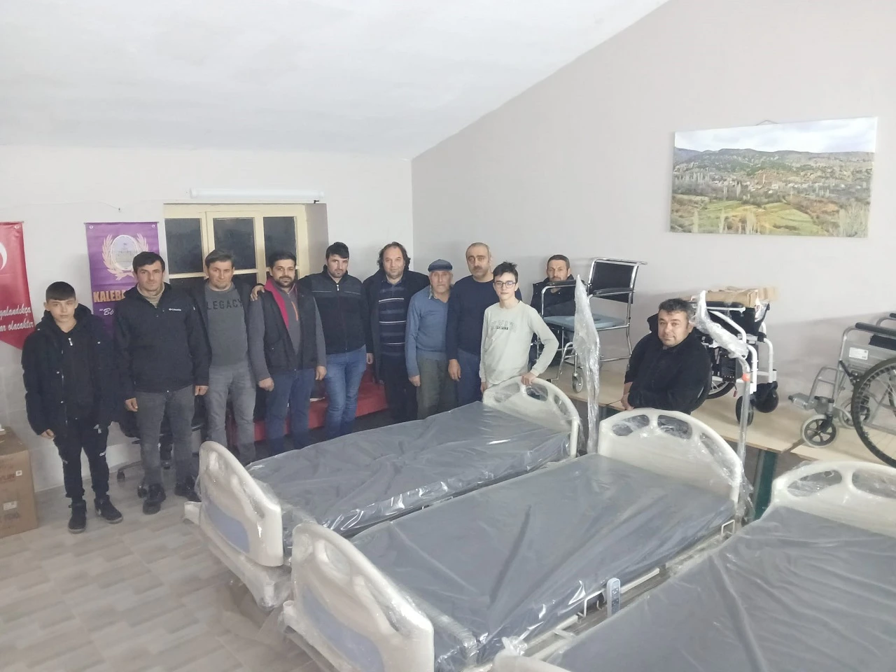 Sivas'ta Dernekten Hastalara Yatak Desteği