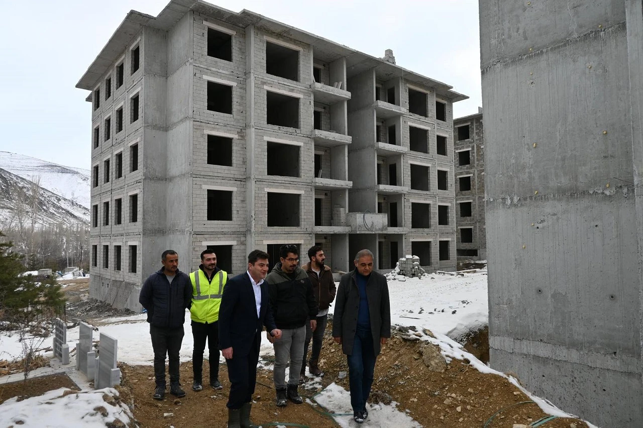 Sivas'ta Afet Konutlarında Hummalı Çalışma