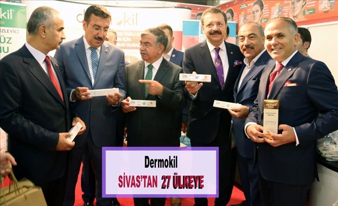 Dermokil  SİVAS´TAN  27 ÜLKEYE