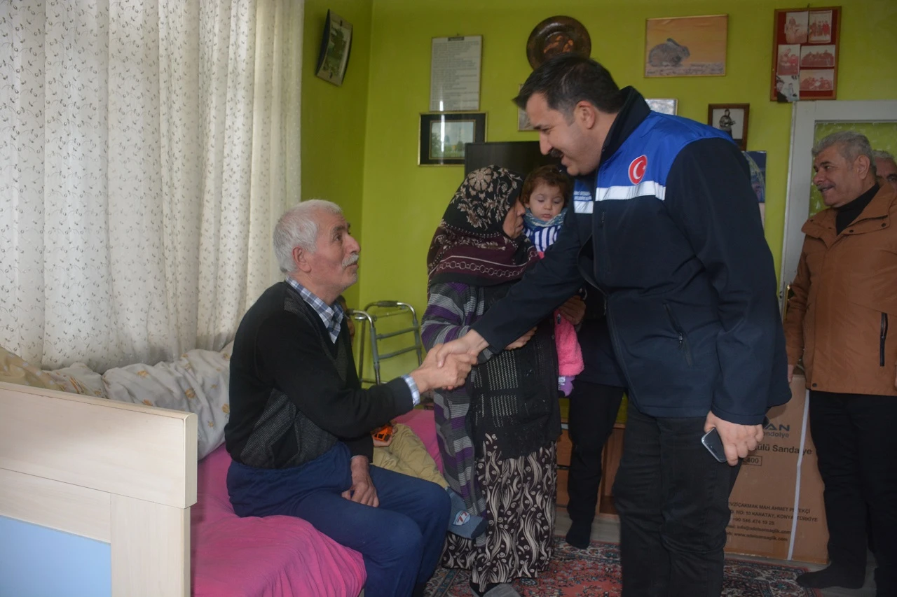 Sivas'ta Engelli Ahmet Amcanın Yüzünü Güldüren Destek