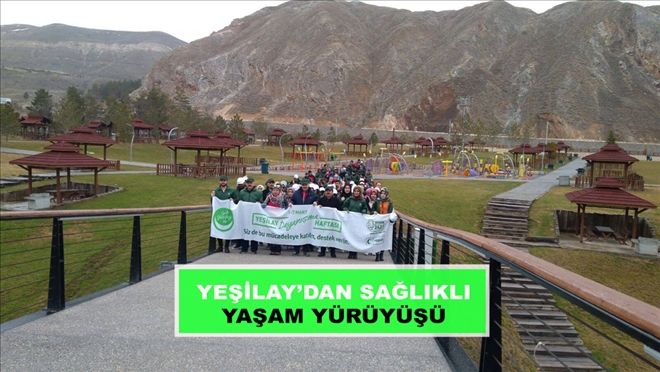 YEŞİLAY´DAN SAĞLIKLI  YAŞAM YÜRÜYÜŞÜ