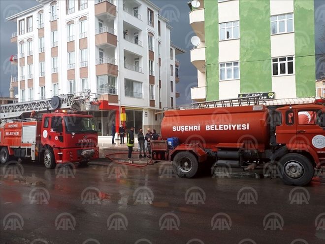 5 KATLI BİNADA YANGIN