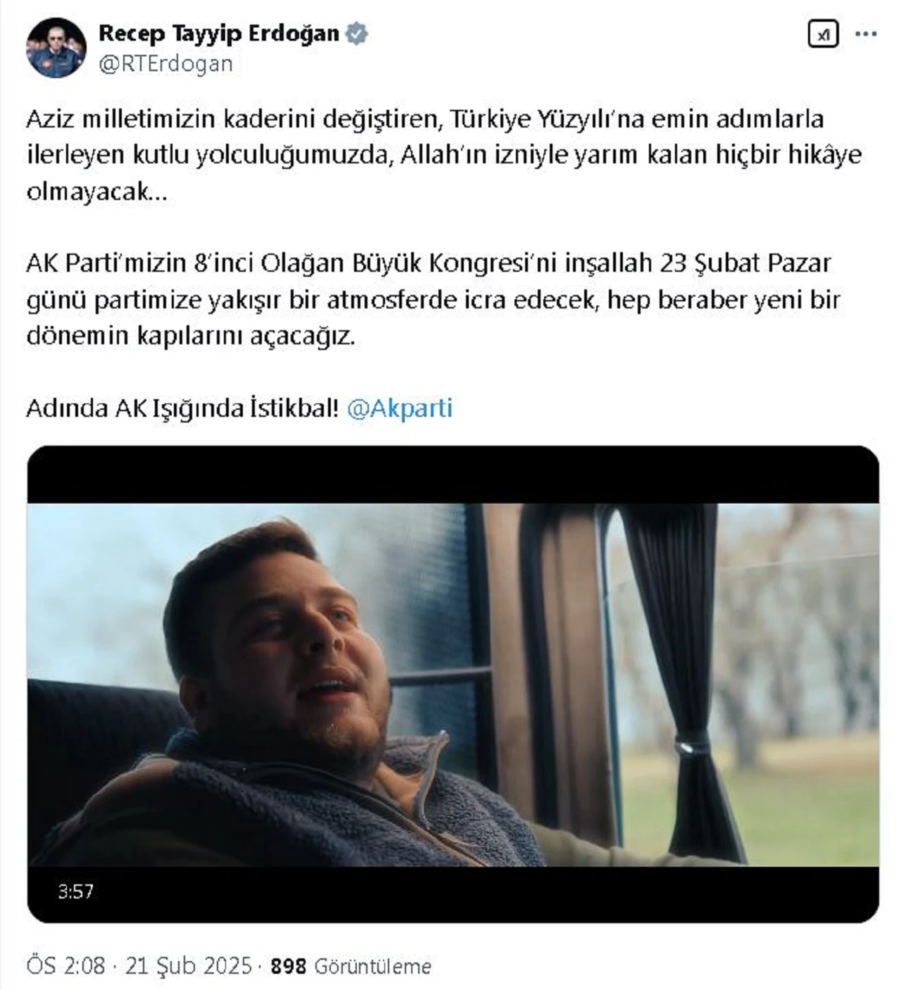 Cumhurbaşkanı Erdoğan: Yeni bir dönemin kapılarını açacağız