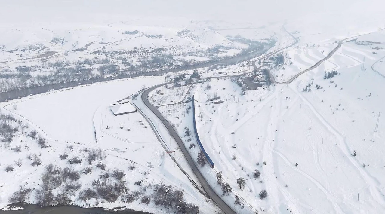 Doğu Ekspresi'nin masalsı drone görüntüleri
