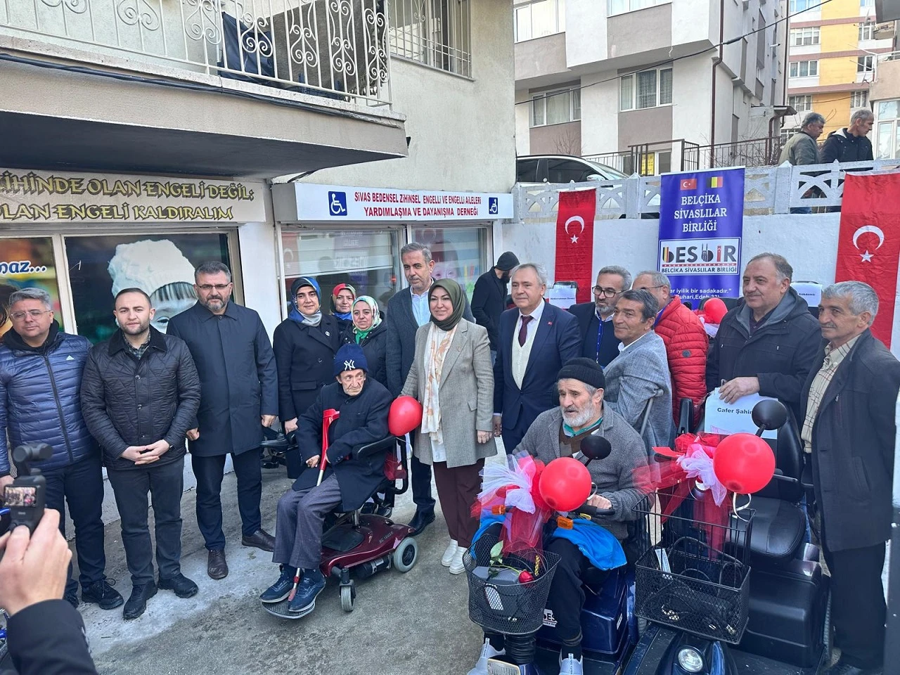 Belçika Sivaslılar Birliği Engellilere Umut Oldu