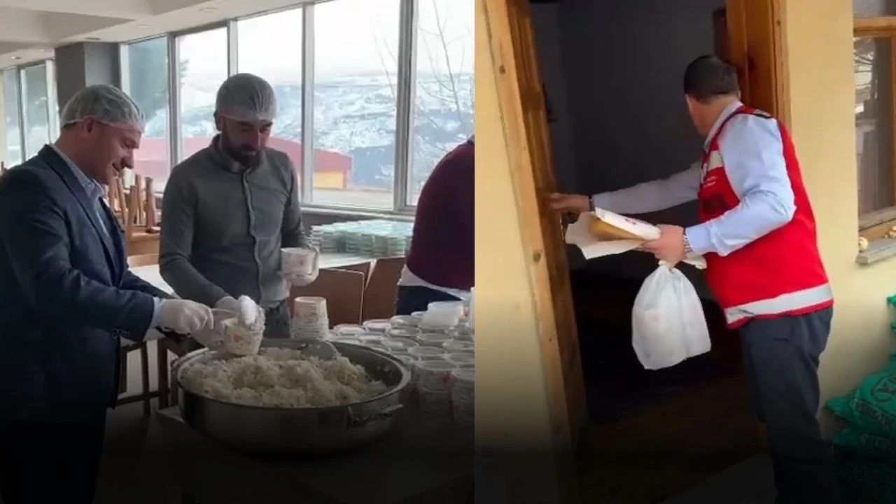 Sivas'ta İhtiyaç Sahiplerine İftar Yemeği