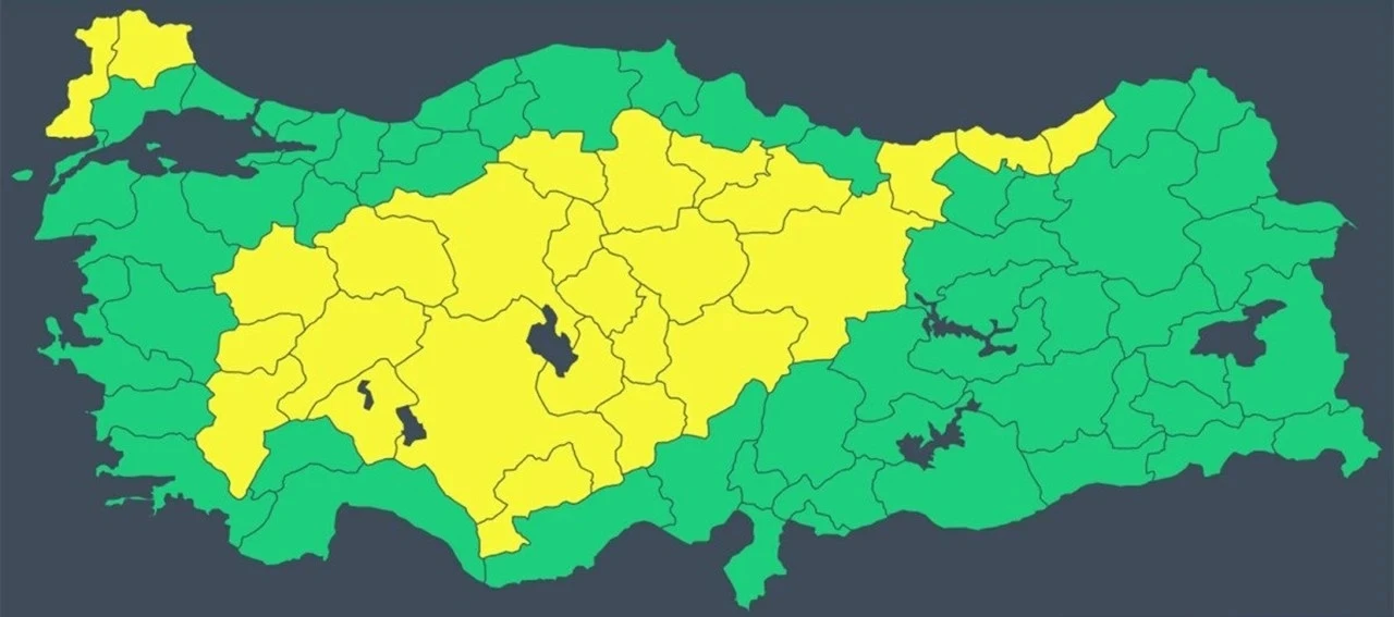 Meteoroloji Sivas'ı Sarı Kodla Uyardı!