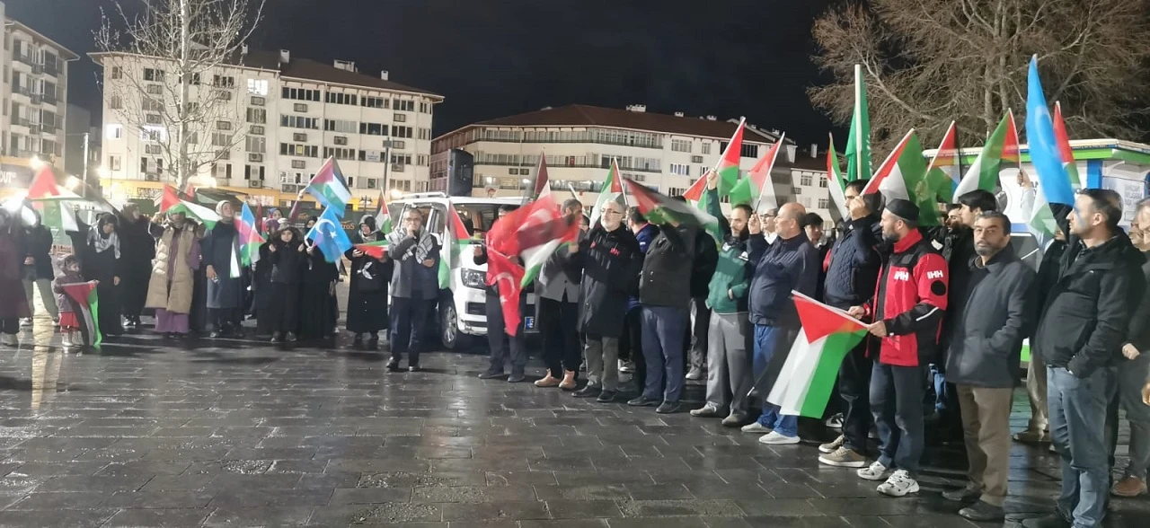 İsrail Sivas'ta Protesto Edildi