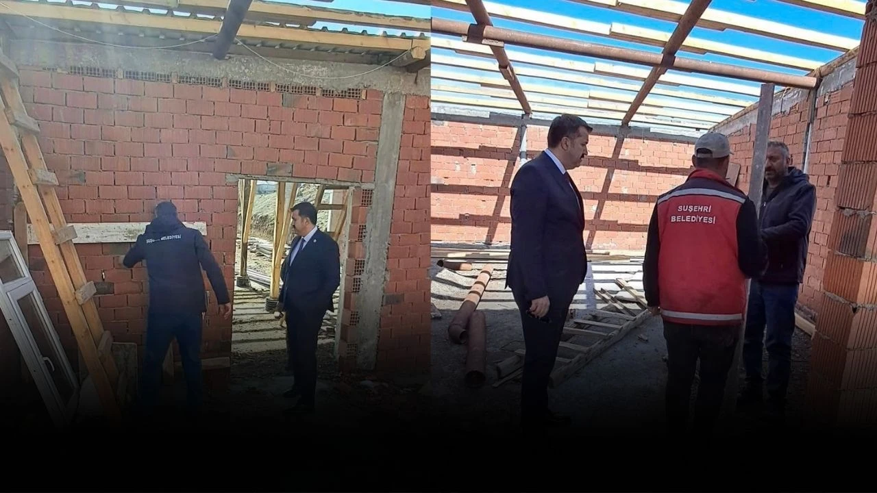 Sivas'ta Hizmet Binası İnşaatı Yükseliyor