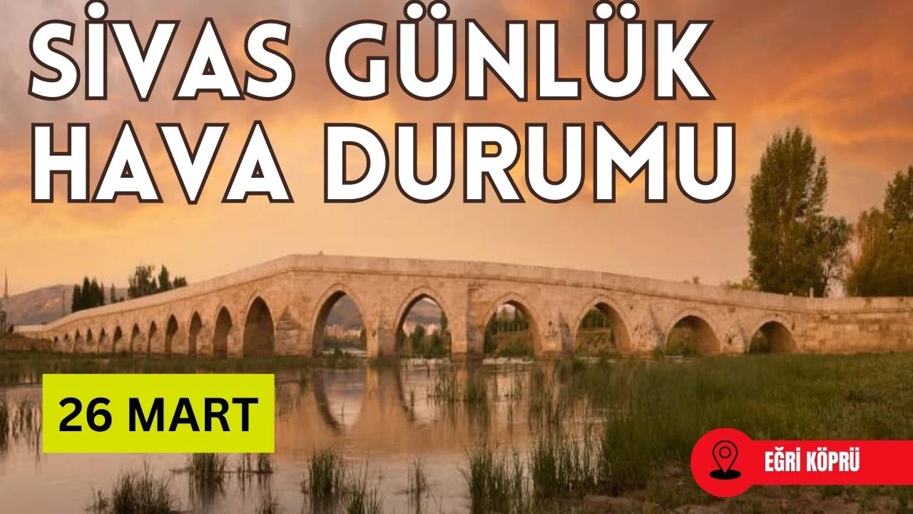 Sivas'ta Bugün Hava Nasıl Olacak? - 26 Mart 2025