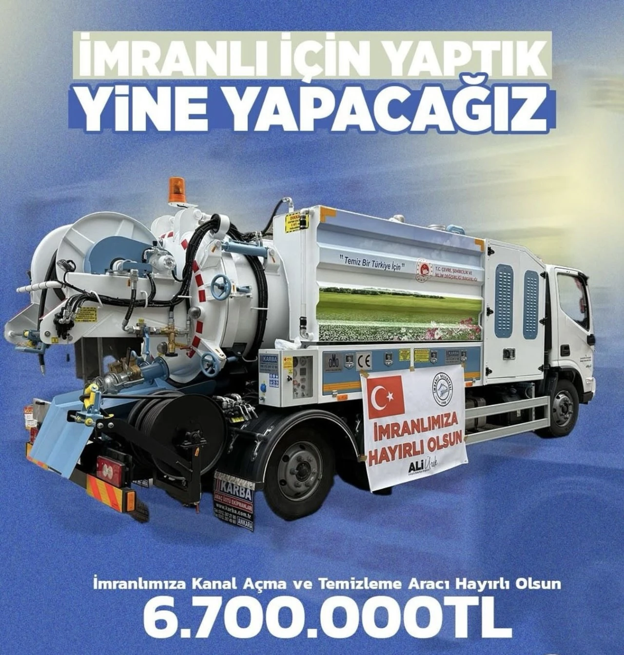 Sivas'a Milyonluk Araç Hibesi