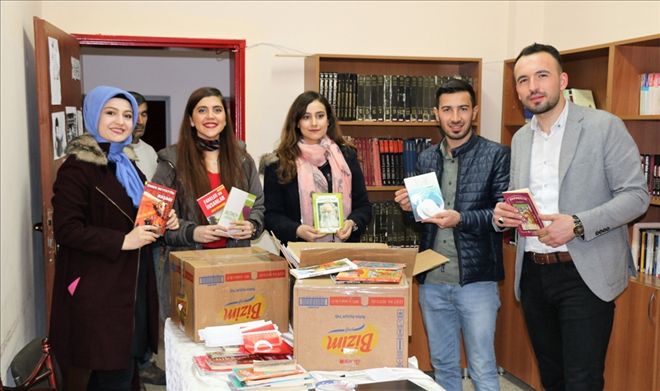 1 KİTAP 1 ÇOCUK´  KAMPANYASIYLA  ÇAĞLAYAN KÖYÜNE  KÜTÜPHANE