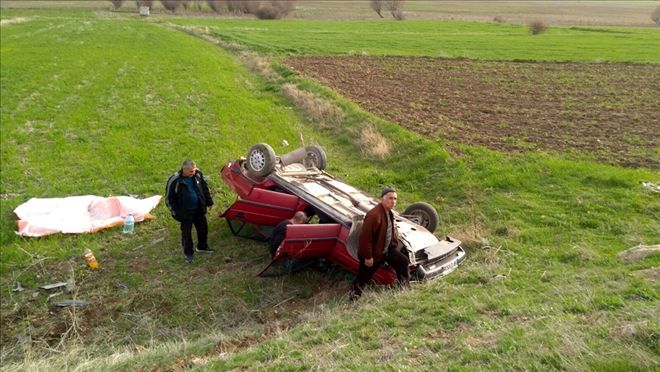 TRAFİK KAZASI: 3 YARALI