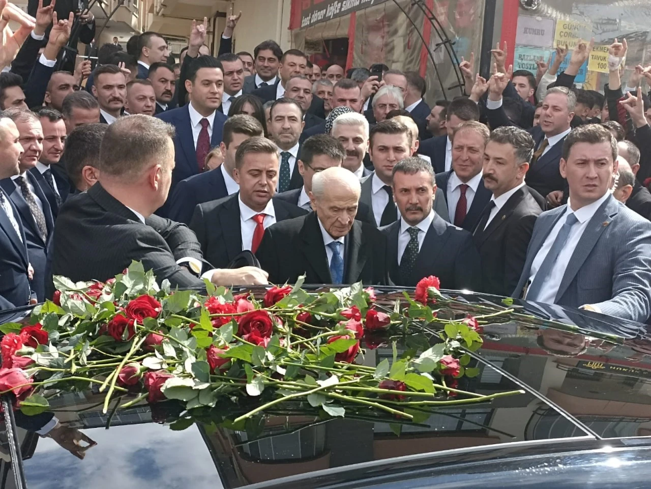 MHP lideri Bahçeli Açılışa katıldı    