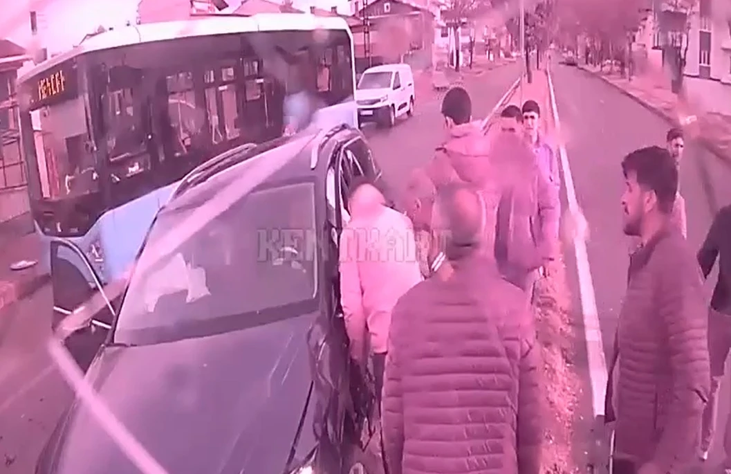 Sivas’ta Feci Kaza Güvenlik Kamerasında