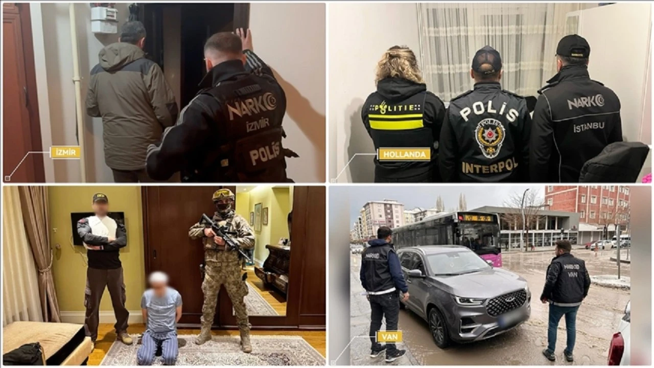 "Orkinos-Bulut" operasyonunda 234 şüpheli yakalandı