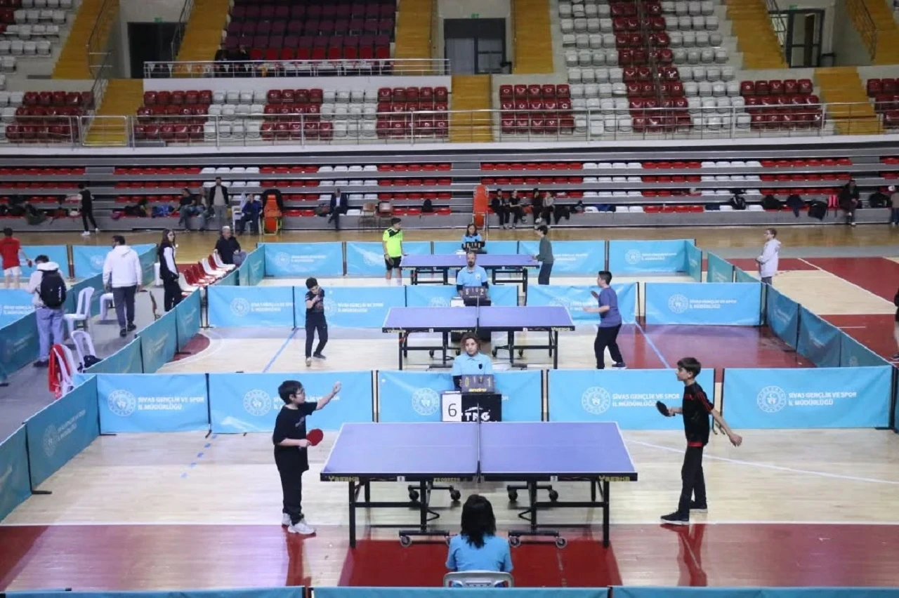 Sivas’ta Masa Tenisi Günü Etkinliği