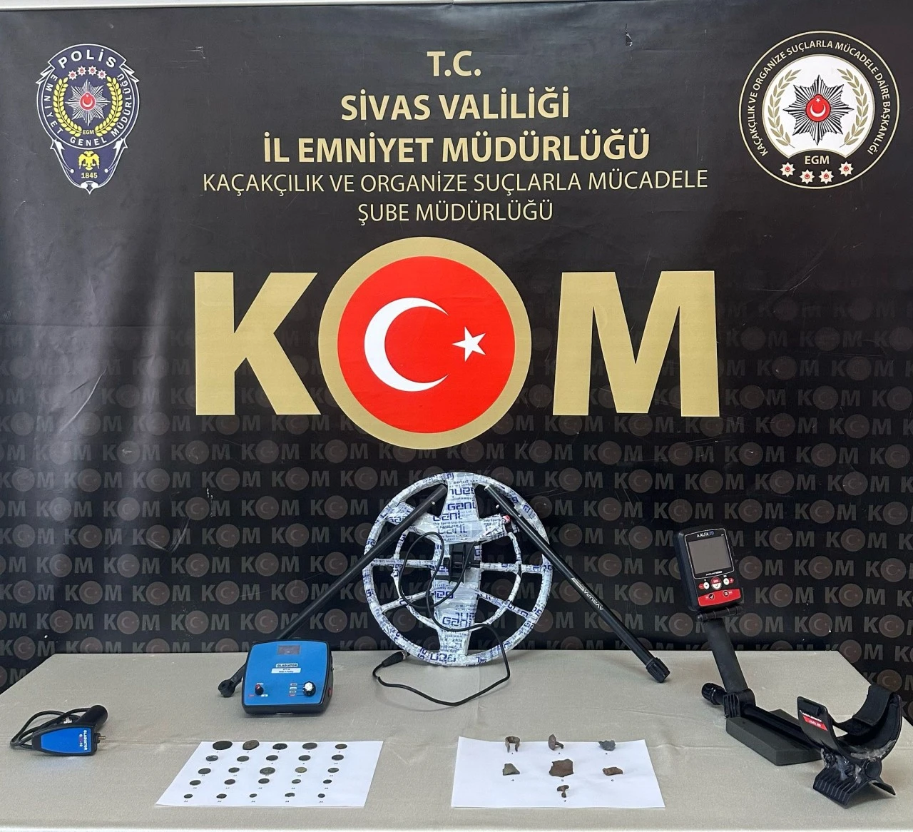 Sivas’ta Tarihi Eser Kaçakçıları Yakalandı