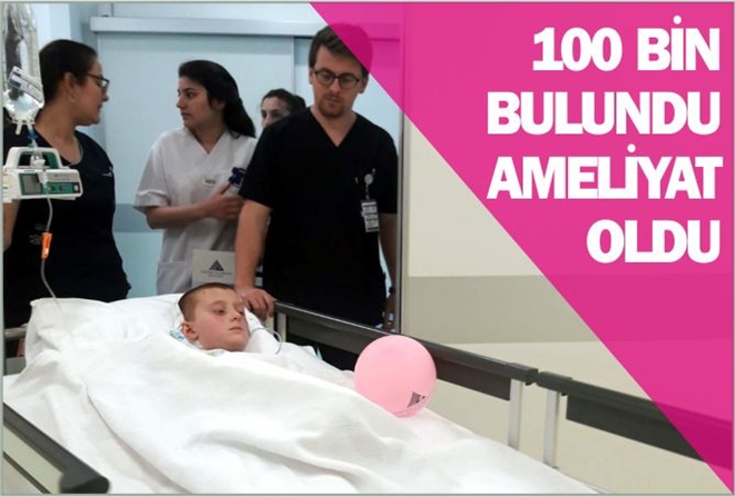 100 BİN BULUNDU AMELİYAT OLDU
