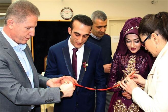 NİŞANLILARA YÜZÜK, HASTALARA ?GEÇMİŞ OLSUN´ ZİYARETİ