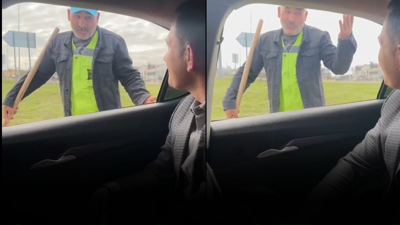 Belediye Başkanının İşçiyle Samimi Sohbeti Gülümsetti