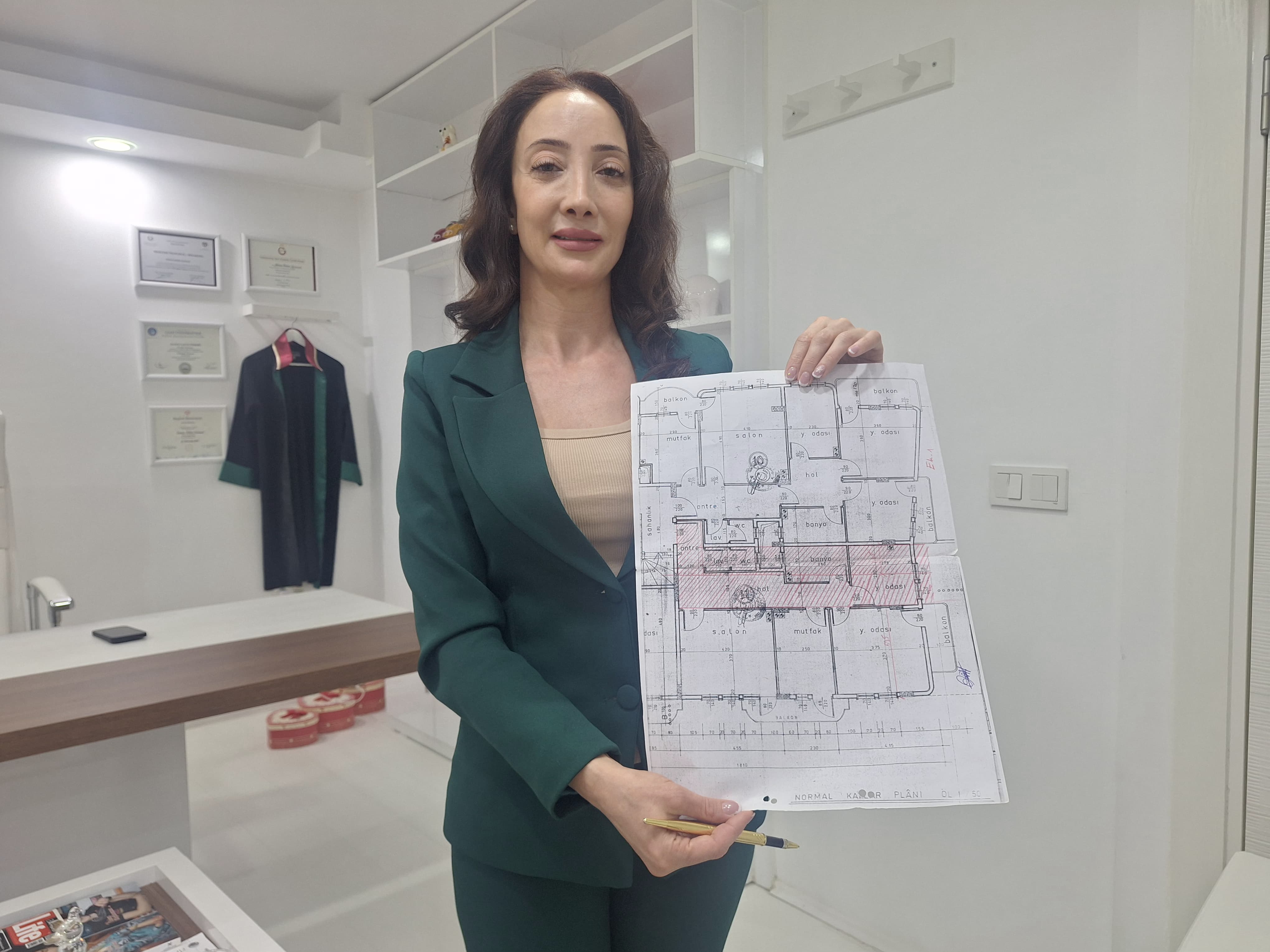 '3+1' diye aldığı ev '1+1' çıktı