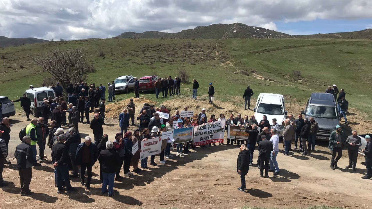 Sivas'ta 'Havama, Suyuma, Toprağıma Dokunma' Eylemi