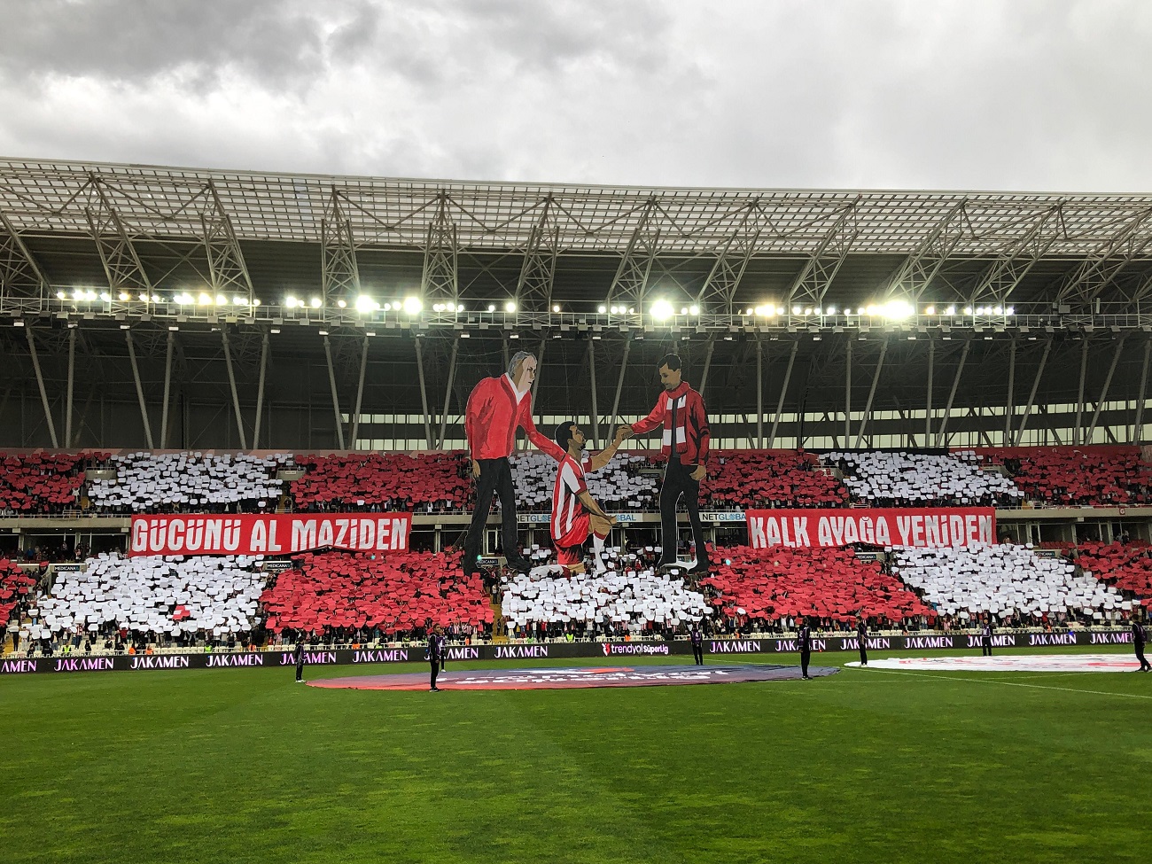 Sivasspor Taraftarlarından Harika Koreografi
