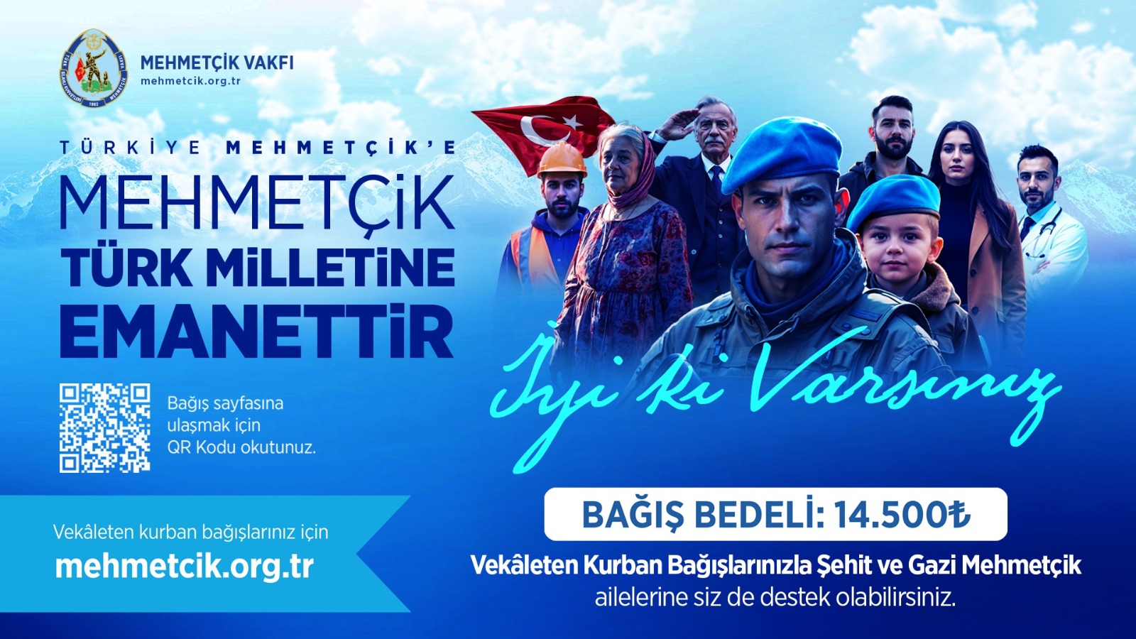 Bu Bayram Kurbanınızı Mehmetçik İçin Bağışlayın
